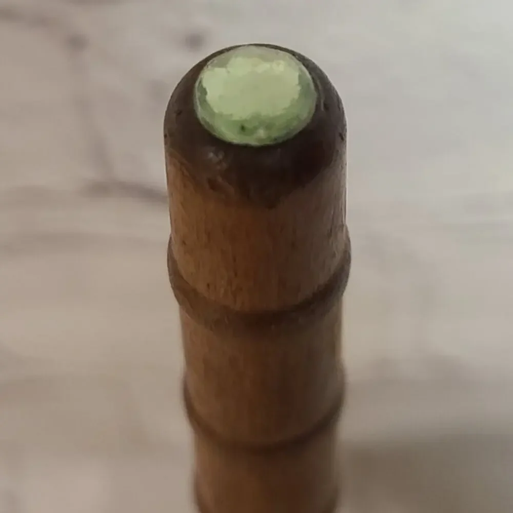Wood Bobbin Sunflower Ring Display Stand